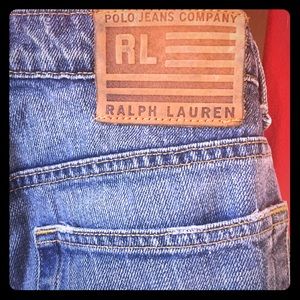 Polo jeans company Ralph Lauren ripped shorts